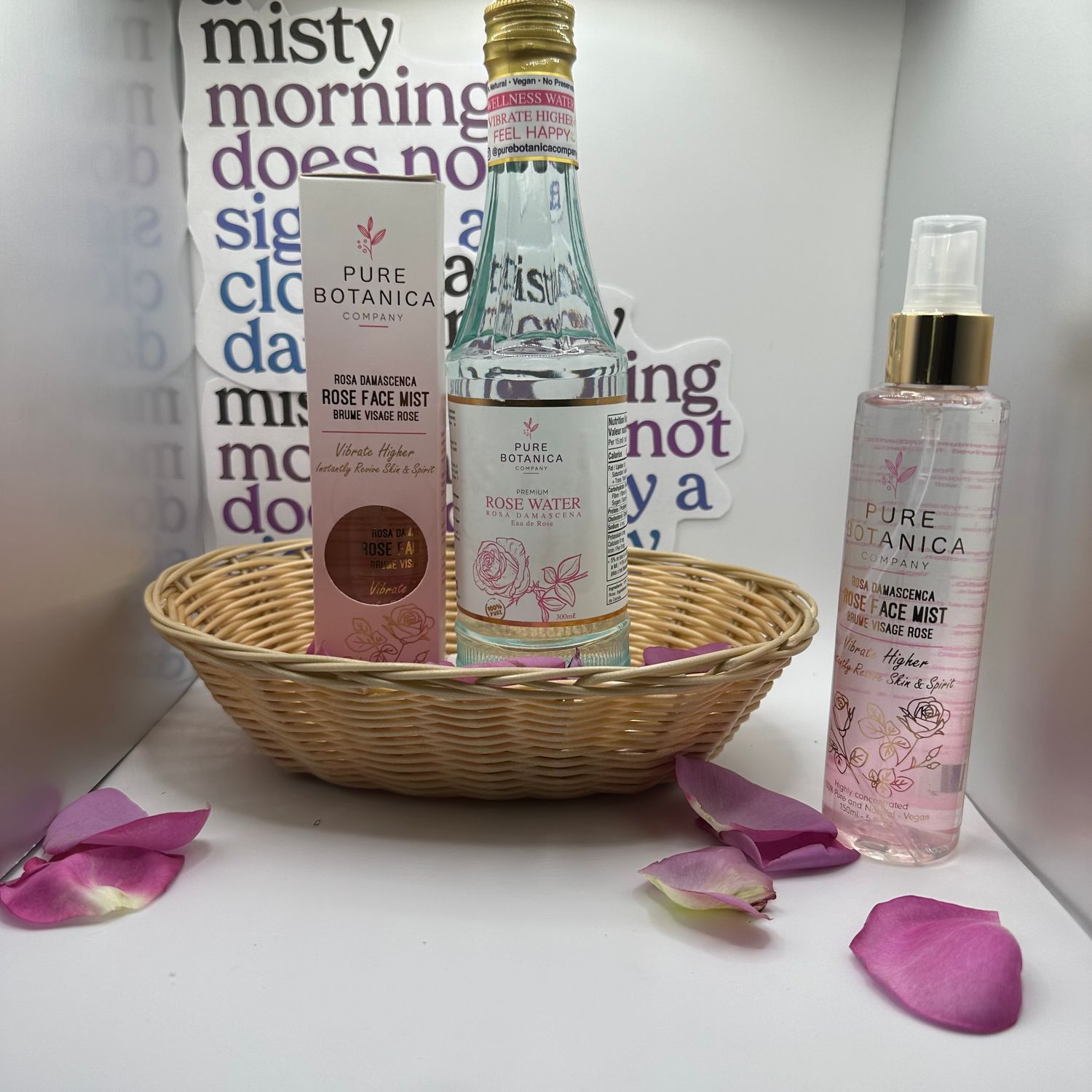 Rose Water Mist-Hydration Drink Baskets