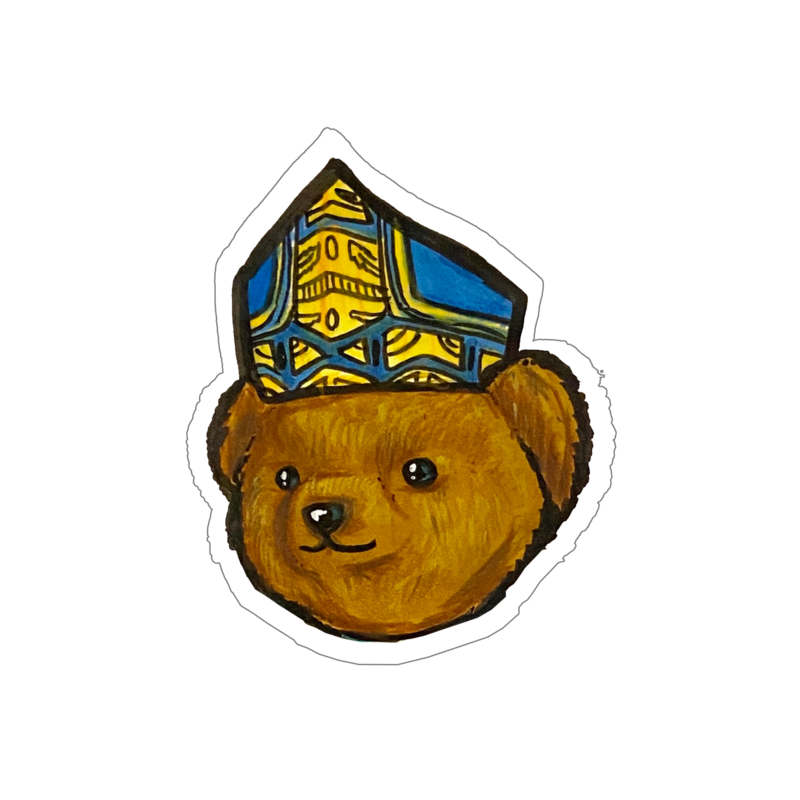 Bishop Brizzly B. Water-proof Sticker (Matte)