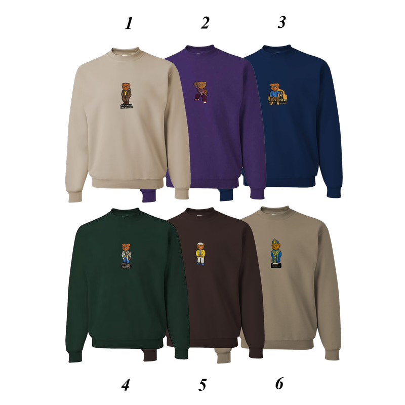 Brizzly B. Crewneck (Embroidery Series)