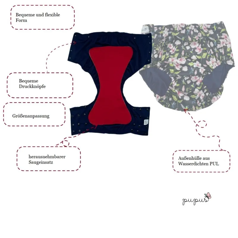 Pupus Periodenslip Einlage Bambus