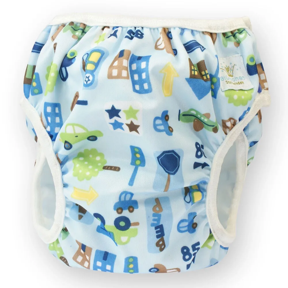 Blümchen waschbare Schwimmwindel SideSnap