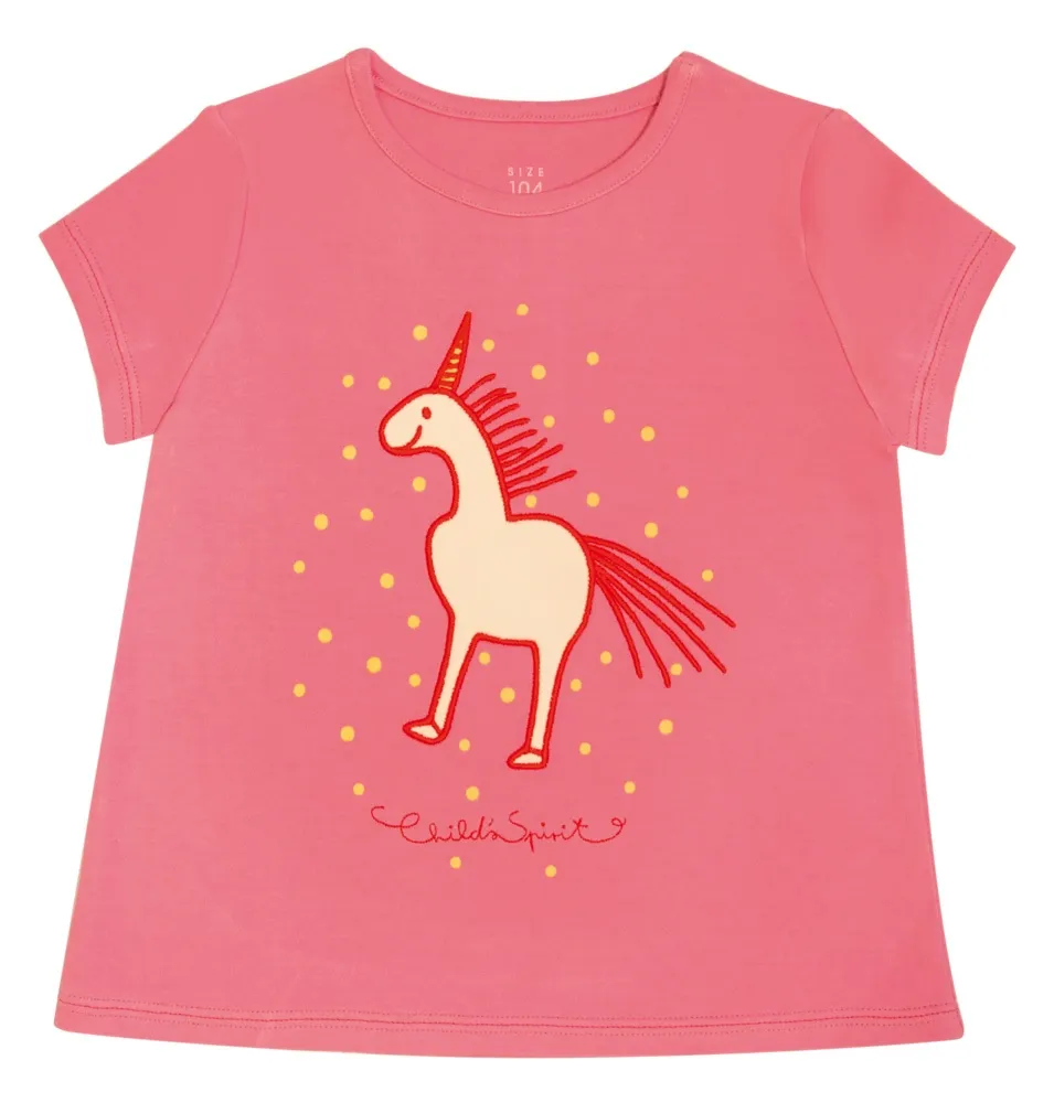 Spiochi Mädchen Shirt Einhorn