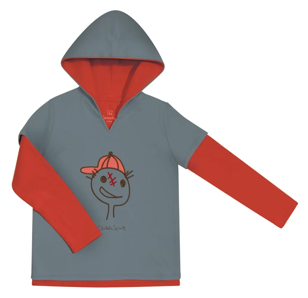 Spiochi Jungen Kapuzenshirt Skater