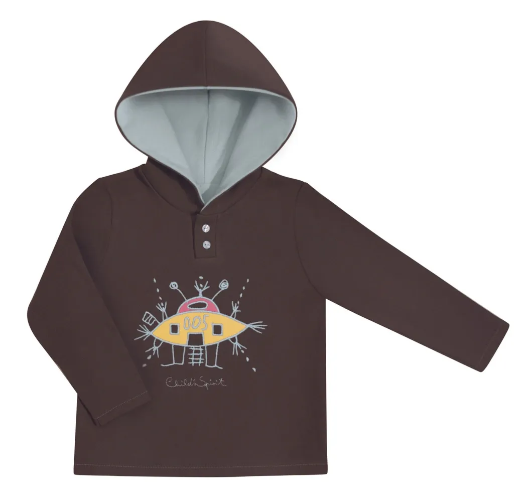 Spiochi Jungen Kapuzenshirt Ufo