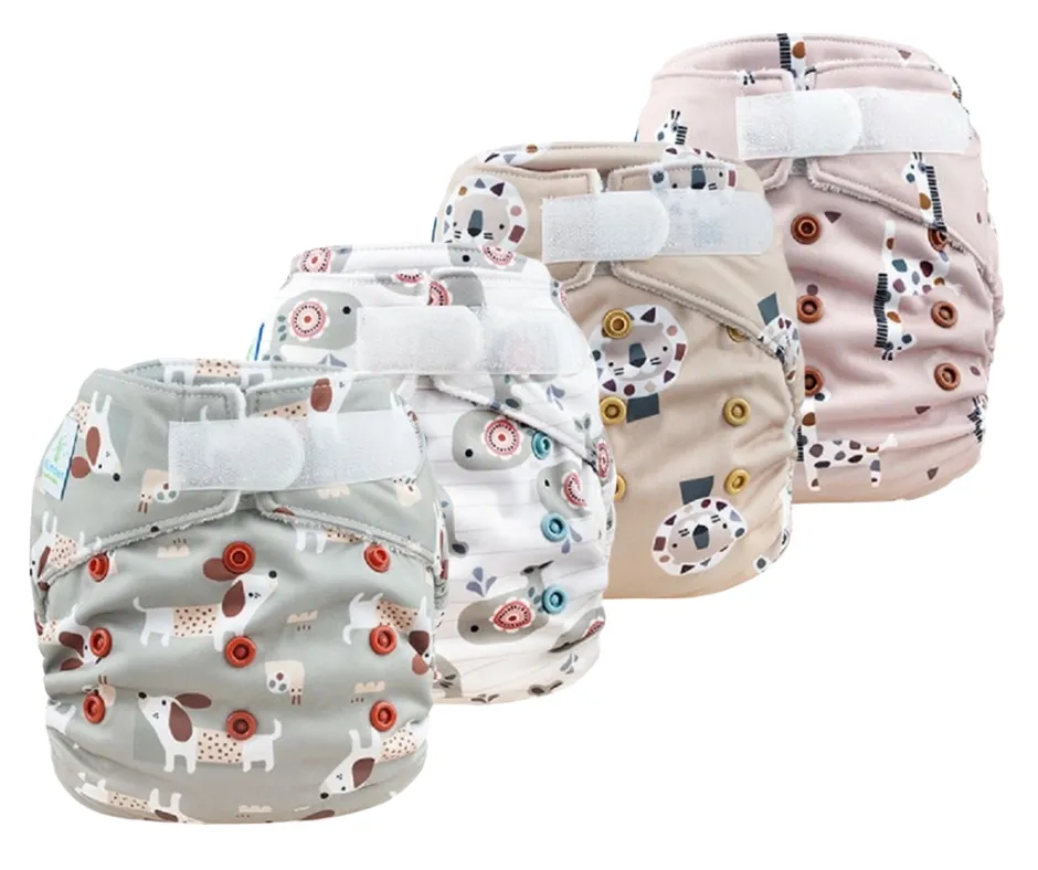 Blümchen All-in-One Windel