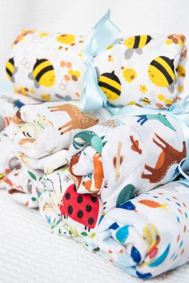 Happy Bear Pucktuch (Einschlagtuch)