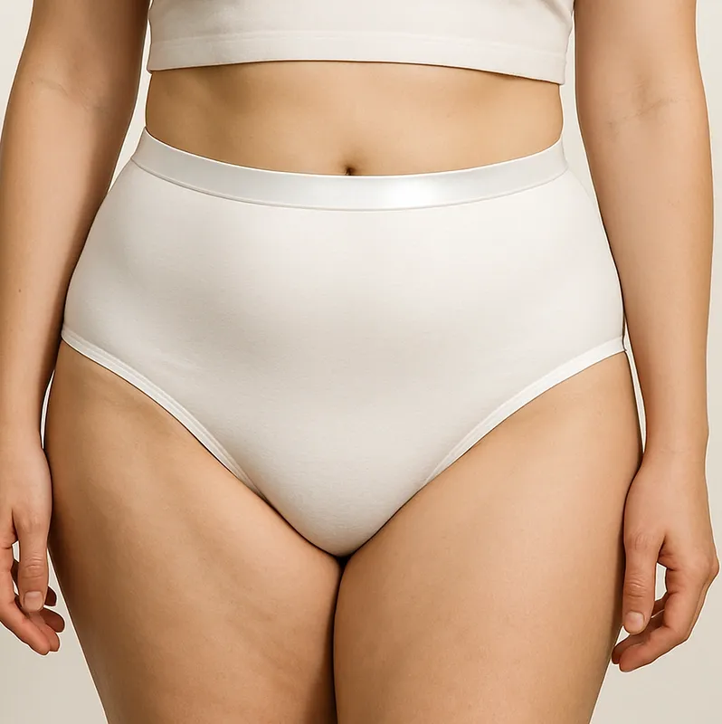 Pupus Waschbarer Damen Inkontinenz-Slip | weiß