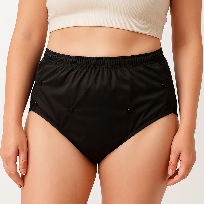 Pupus High Waist Periodenslip - Schwarz