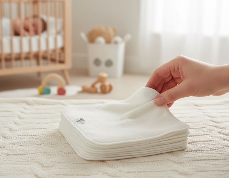 Waschbare Feuchttücher Bamboo - weiß