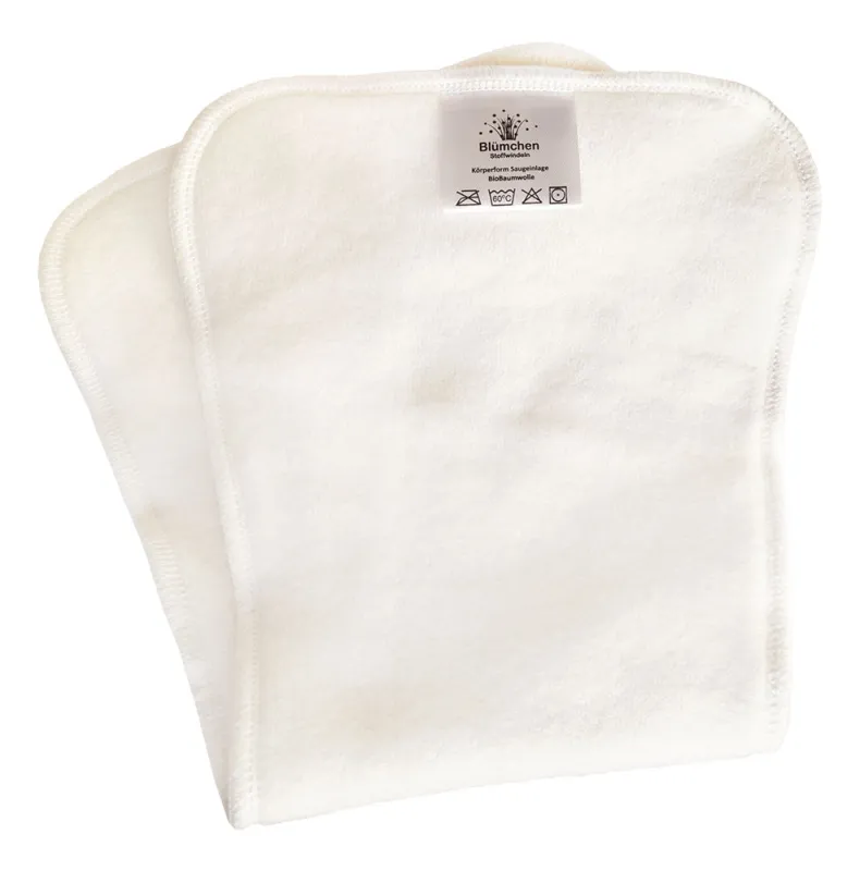 Blümchen Einlage BioBaumwolle geformt Blümchen Einlage BioBaumwolle geformt