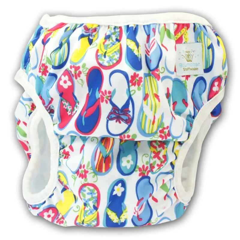 Blümchen Schwimmwindel SideSnap – Waschbare Schwimmwindel für Babys