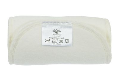 Blümchen Saugeinlage Hanf