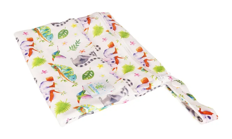 Blümchen waschbarer Mini Wetbag