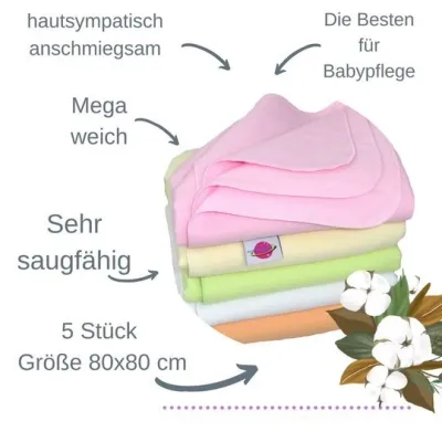 Moltontuch Super Soft 80/80, Uni
