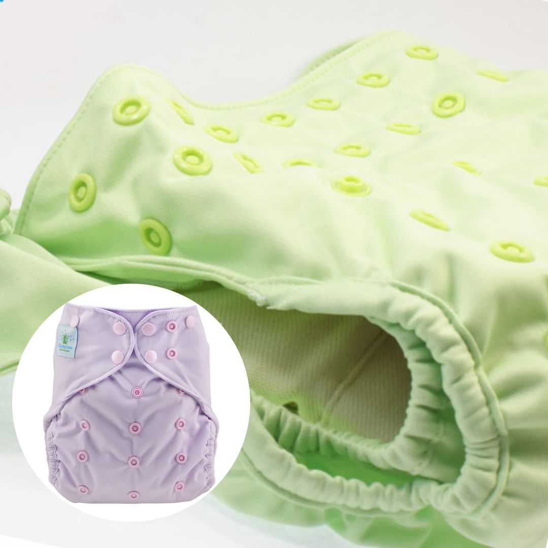 Blümchen Überhose Snaps One Size | 5–15 kg