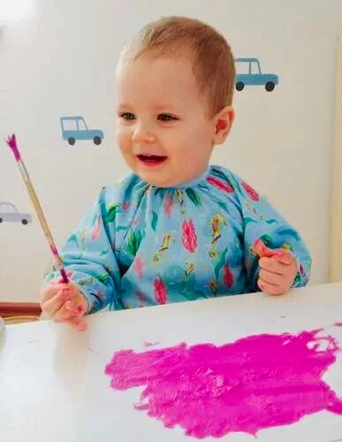 Pupus Lätzchen mit Ärmeln | ab 6 Mon.