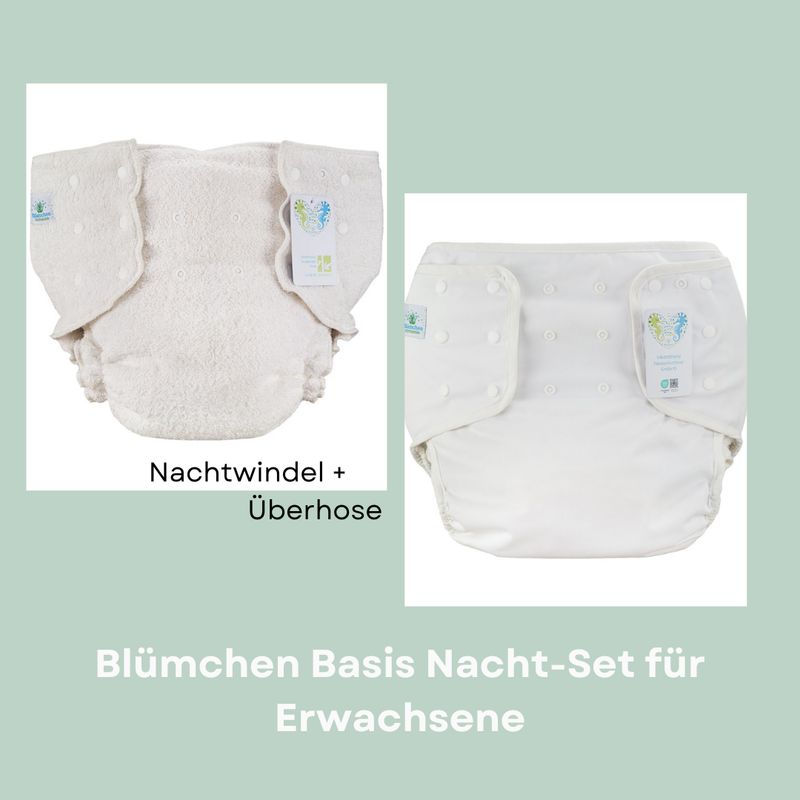 Blümchen Basis Nacht-Set Erwachsene