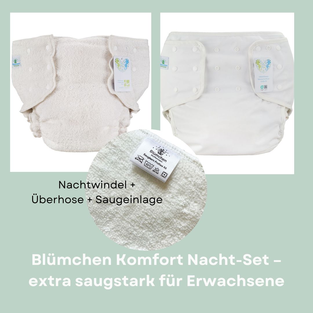 Blümchen Komfort Nacht-Set Erwachsene