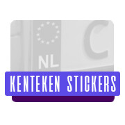 NL en BE Kentekenstickers