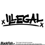 Illegal, Size: 160mm x 100mm