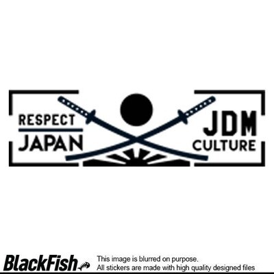 Respect Japan - JDM Culture, Size: 160mm x 100mm