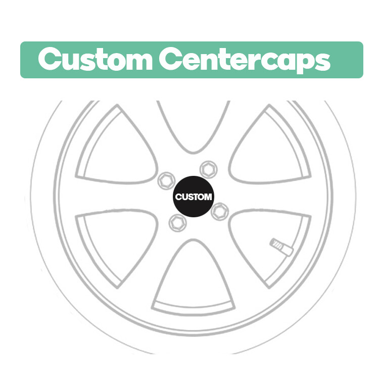 .Custom Centercap Stickers
