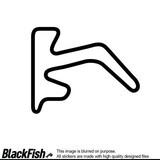 Racetrack Europe Finland Alastaro, Size: 100mm x 100mm