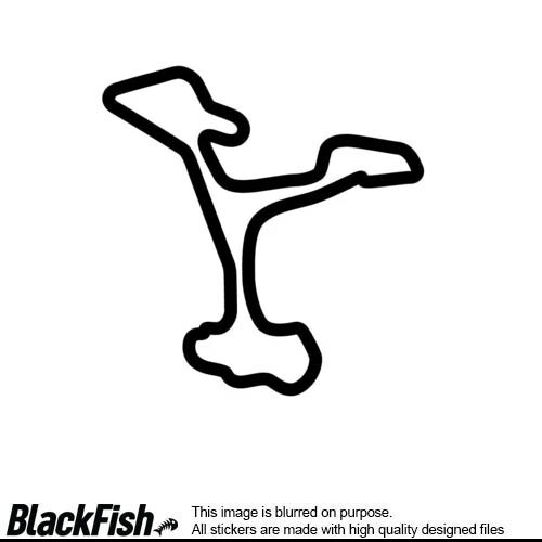 Racetrack Europe Spain Ascari, Size: 100mm x 100mm