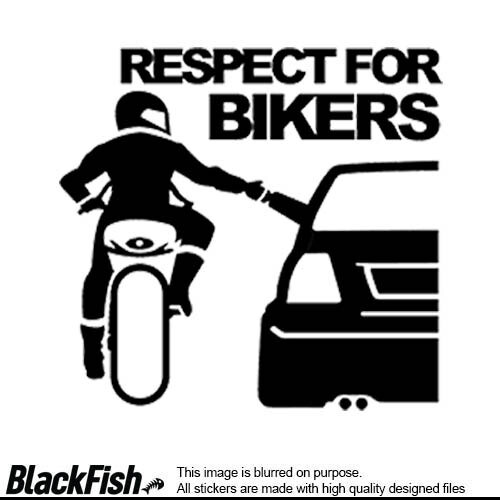 Respect for Bikers, Size: 100mm x 100mm