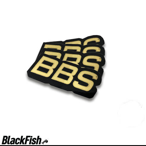 BBS Original USA Rim Decals Black / Gold