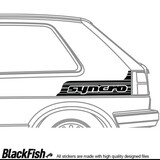 VW Golf / Jetta MK2 Quarter Sticker