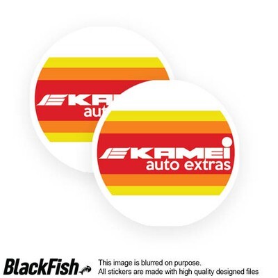 Kamei Round Headlight Stickers