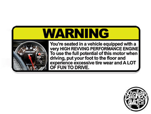 Warning - High Revving Engine
