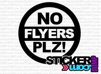No Flyers Plz
