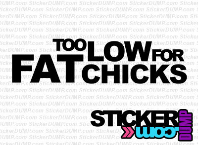Too Low For Fat Chicks