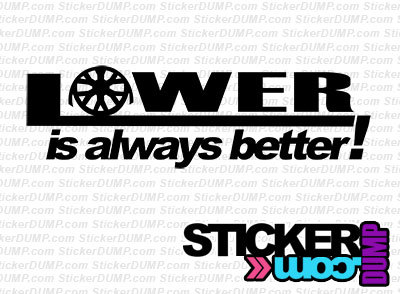 Lower Is Always Better