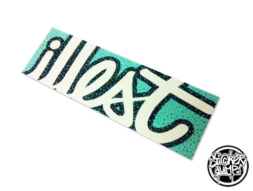 Illest Bumpersticker Teal