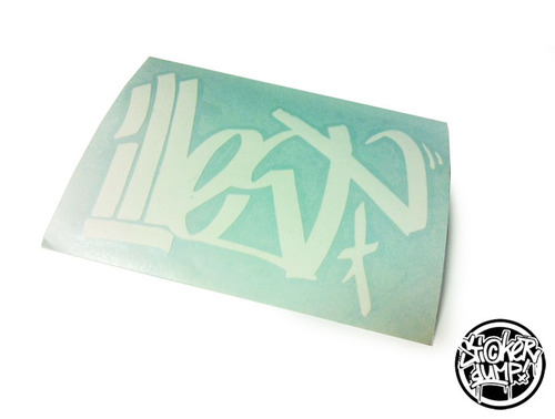 Illest Vinyl Tag White