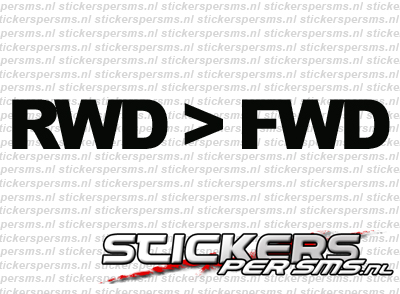 RWD &gt; FWD