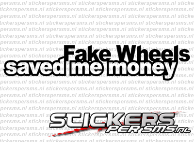 Fake Wheels Saved Me Money