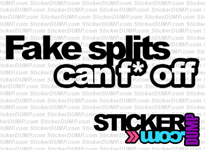 Fake Splits Can F* Off