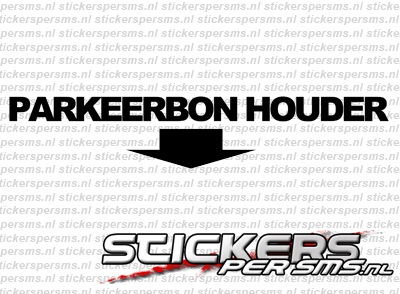 Parkeerbon Houder