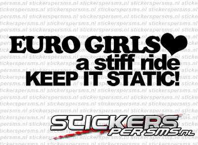 Euro Girls Loves A Stiff Ride Keep It Static