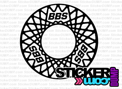 BBS Wheel fan Decal