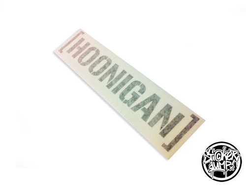 Hoonigan - Die-Cut Logo - Army Green