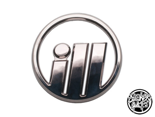 Illest Round Badge - Black Chrome