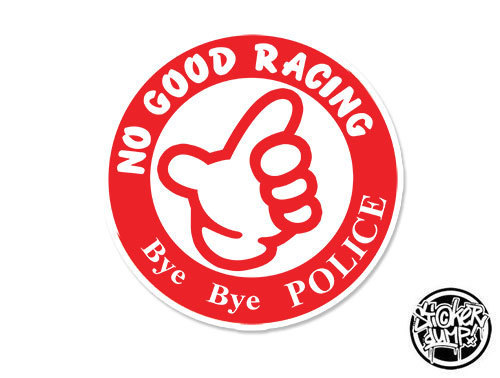 No Good Logo - Bye Bye Police Red
