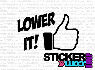 Lower It Thumb Up