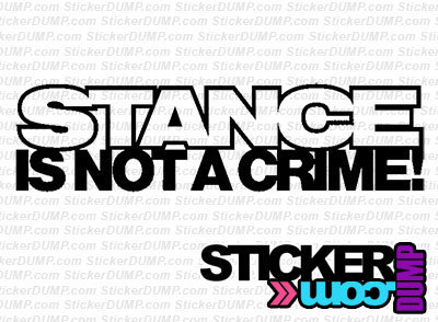Stance Is Not A Crime #1