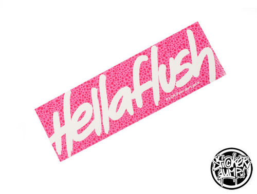 HellaFlush Bumpersticker Handstyle Pink